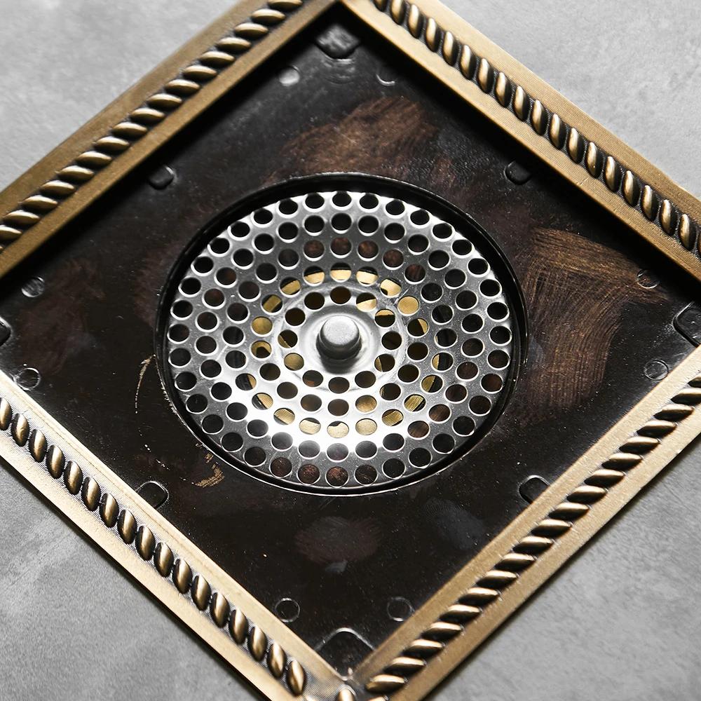 Shower Drain 15*15cm Super Bigger Floor Drain Bathroom Building Material Square Water Drain Bathroom Accessories