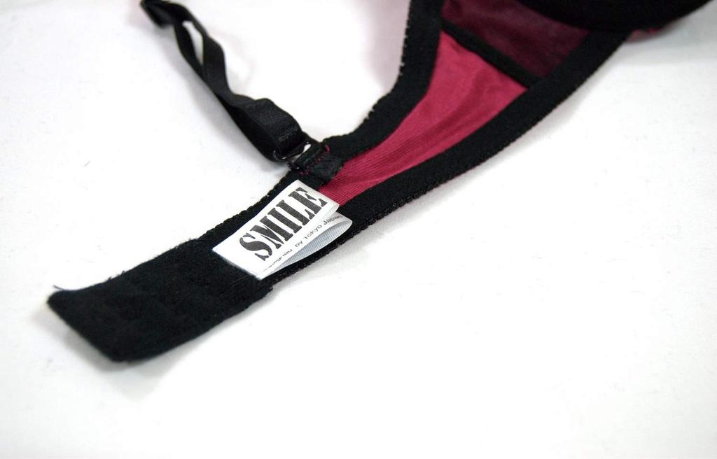Smile Lala Red C65 Bra and Panties Sexy Lingerie for Girls and Padded Underwear with Sponge Pads for Armpit Lifting and Highly Adjustable Sweat Warm