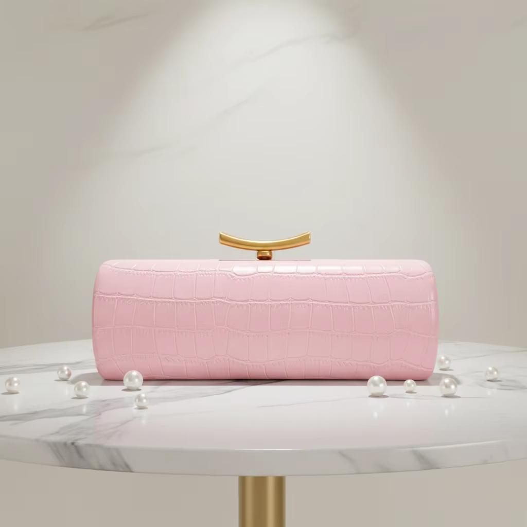 2026 Nuova Borsa da Sera Transfrontaliera in PU con Motivo Coccodrillo Forma alla Moda Borsa a Spalla Singola Tracolla Borsa da Festa per Donna 23 cm