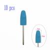 6pcs/10pcs Silicone Rubber Dental Polishing Polisher Grinders Nail Drill Bits for Electric Manicure 2.35mm Shank