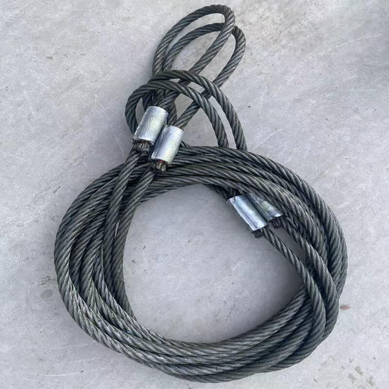 Lihu King Pressed Galvanized Carbon Steel Wire Rope Sling