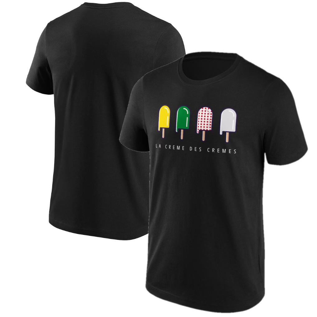 Summer Tour De France Tshirt Unisexs Cycling Fanatics Top Graphic Printing Highend Luxury Unisex Style Both Of Unisex And Unisex