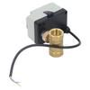 Normalerweise Geschlossenes Motorisiertes Kugelhahn IP54 Messingkörper ABS-Gehäuse 2-Wege Elektrisches Kugelhahn DC12‑24V DN20 3/4 Zoll