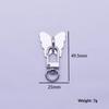 Fashion Cute Metal Phone Charm Holder Self Adhesive Heart Butterfly Lanyard For Case Bag Cup Earphone Accessory