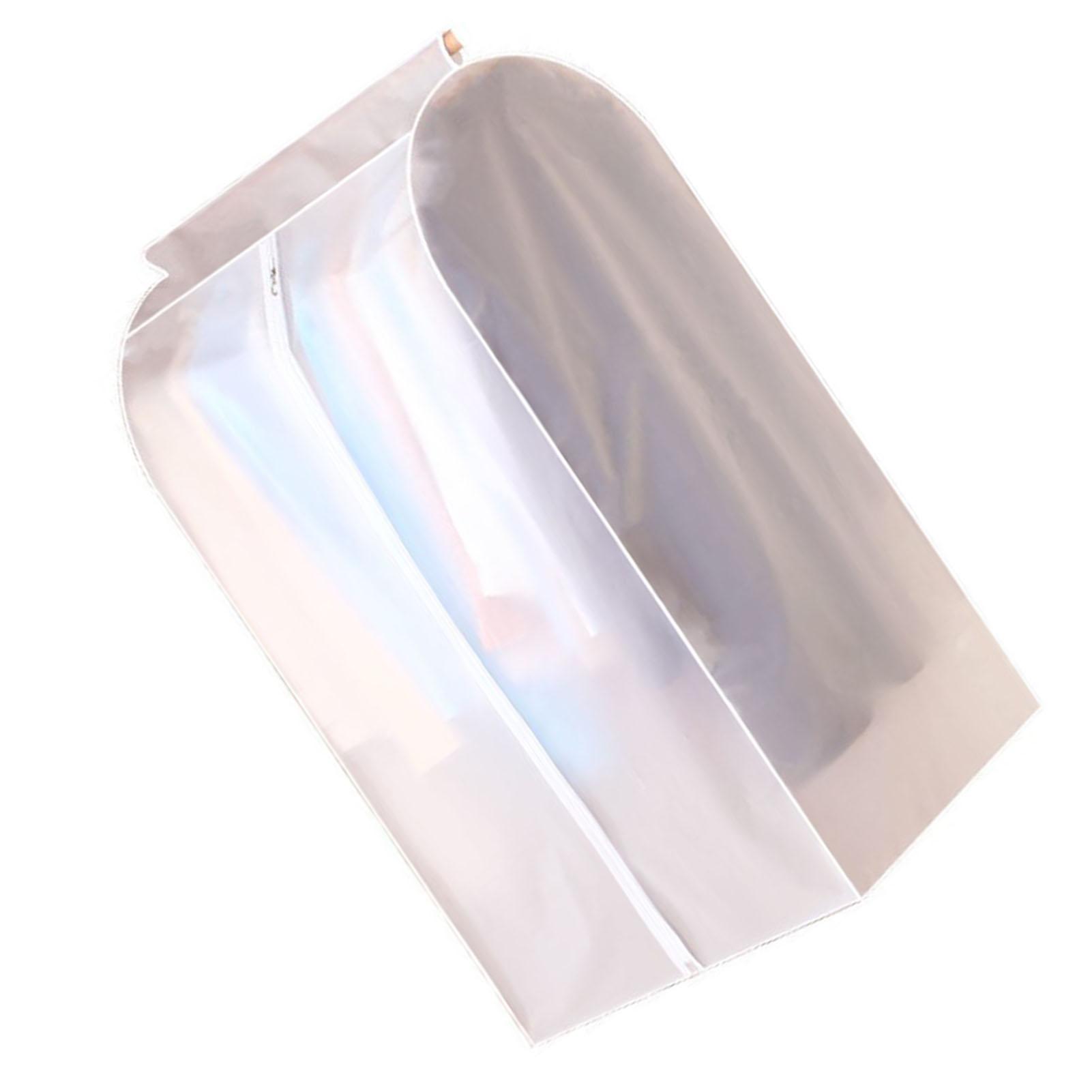 

Clothes Dust Cover Hanging Translucent Waterproof Breathable PEVA Garment Cover for Wardrobe 50 X 60 X 90cm