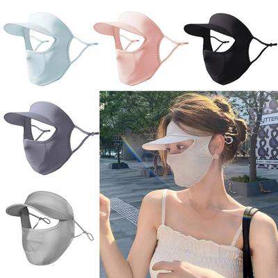 Máscara de Proteção Solar Facial Completa UPF50+ Máscara Facial Protetora do Sol Novo Cachecol de Pescoço Anti-UV para Exterior