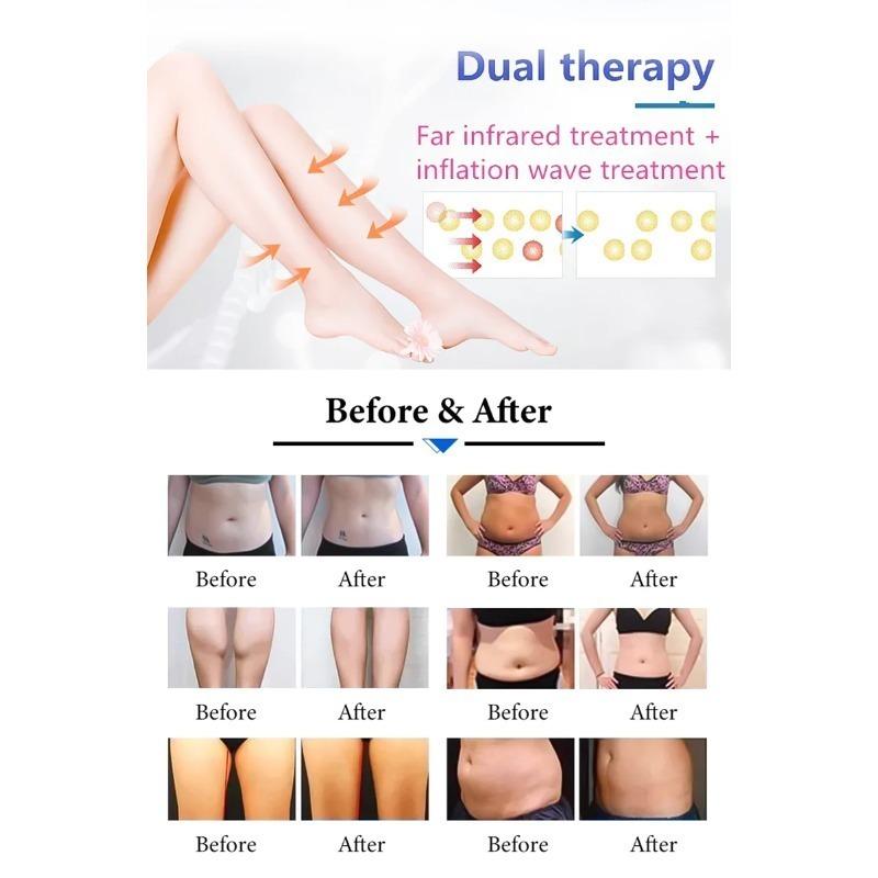 Travel/Outdoor Portable Massager - Electric Air Compression Socks for Leg Foot Detox