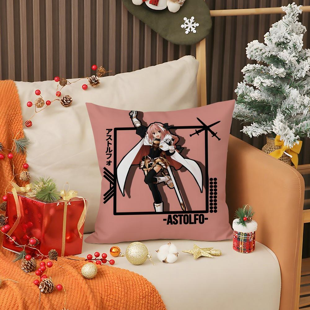 Game F-Fate Grand Order Astolfo Pillow Case Printing Pillowcase Living Room Sofa Cushion Cover Bedroom Room Decor