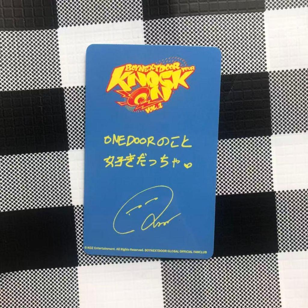 [USED] BOYNEXTDOOR Boynek Miyagi Performance Sendai FC Venue Exclusive Liu Trading Card