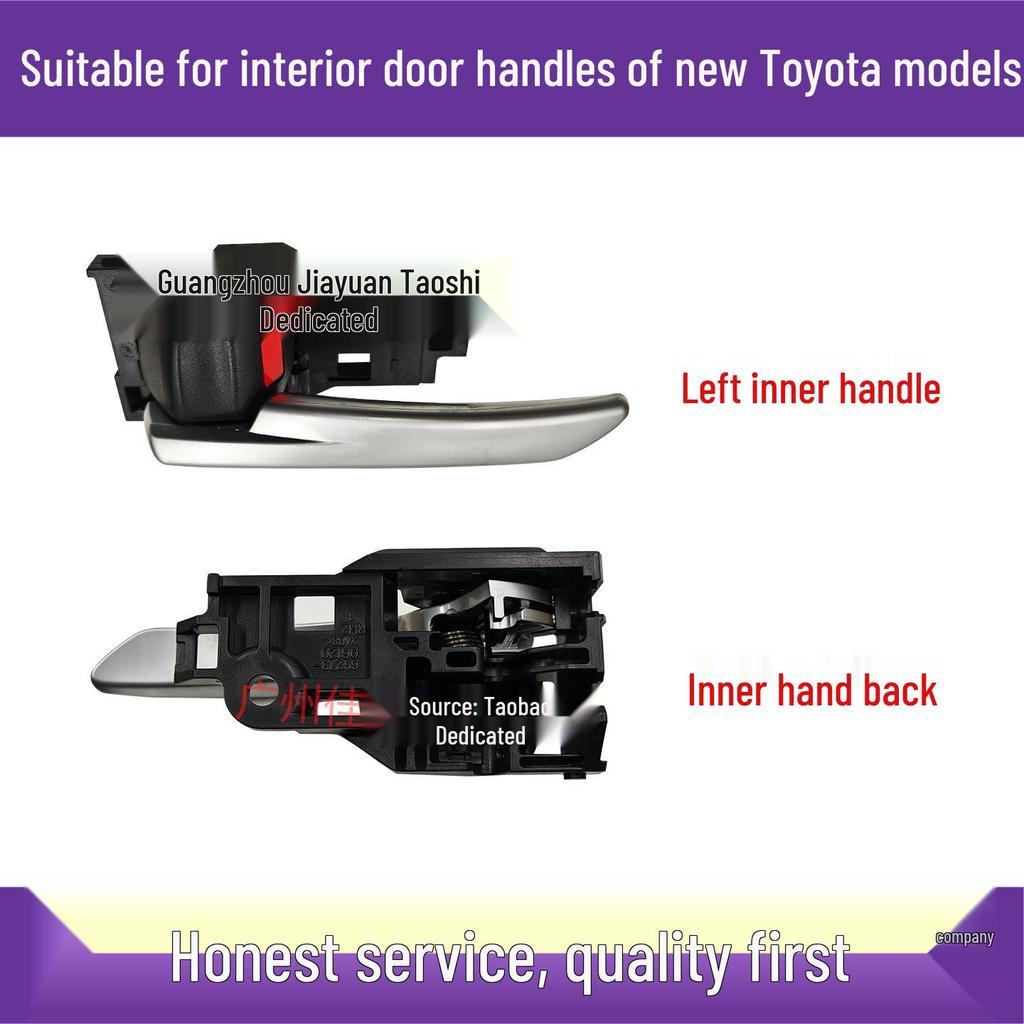 Compatible with 2019-2025 Toyota Levin/Camry/Sienna Door Interior Pull Handle and Switch.
