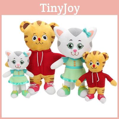 Rozkošně měkký Daniel Tiger a Katerina Kočička plyšové Vánoční hračky pro děti Dárek