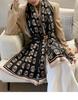 Thickened Letter Scarf Women's Autumn Winter Korean Style Versatile Ins Trendy Double-Sided Air Conditioned Room Shawl Two-Purpo