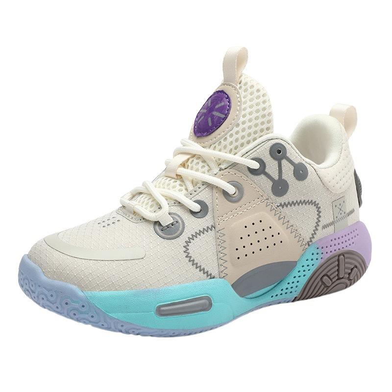 Sneakers Classmate Training Shoes Boys Running Shoes Middle and Older Children Professional Youth Basketball Shoes Children Elementary School Students