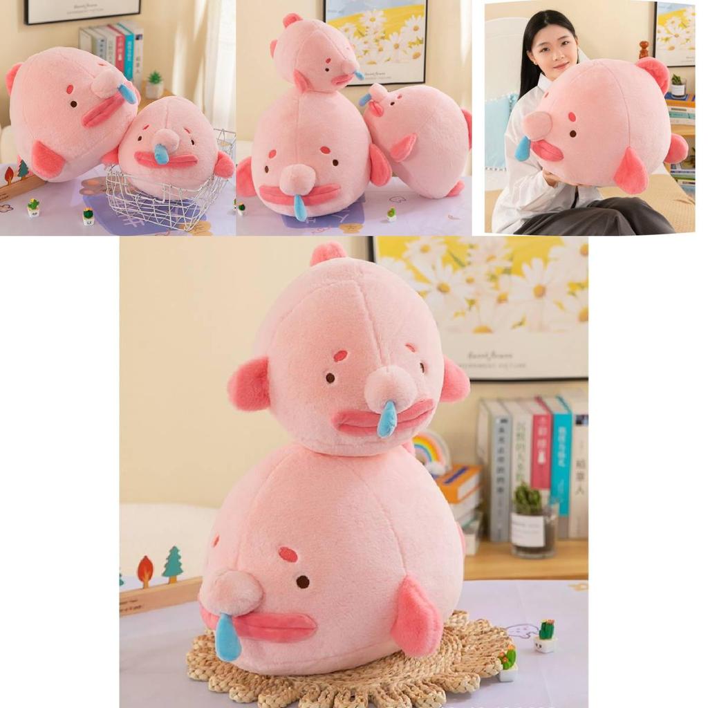 Cute Adorable Snot Fish Whale Plush Toy Pillow Gift Wholesale 30cm 0.25kg
