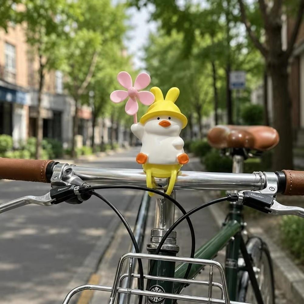 Yellow Windmill Duck Pendant Hanging Installation Baby Cart Decoration Bicycle Ornament Kids