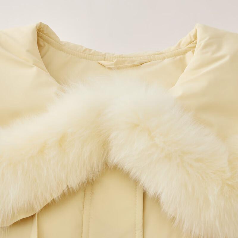 IEF Women's 2024 Winter French-Style Large Lapel Down Jacket