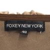 FOXEY NEW YORK made in Japan Faux leather Jacket 40 Brown Women Used