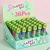 36Pcs Cute Avocado Cartoon Mini Four-color Ballpoint Pen for Office Work, Brushing Questions, Signing Writing, Diaries, Notes, Student Classroom