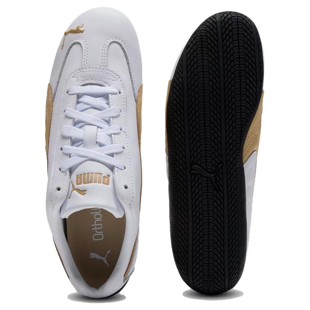 Puma  Speedcat Leather White Toasted Almond Women Sneakers 403574-01