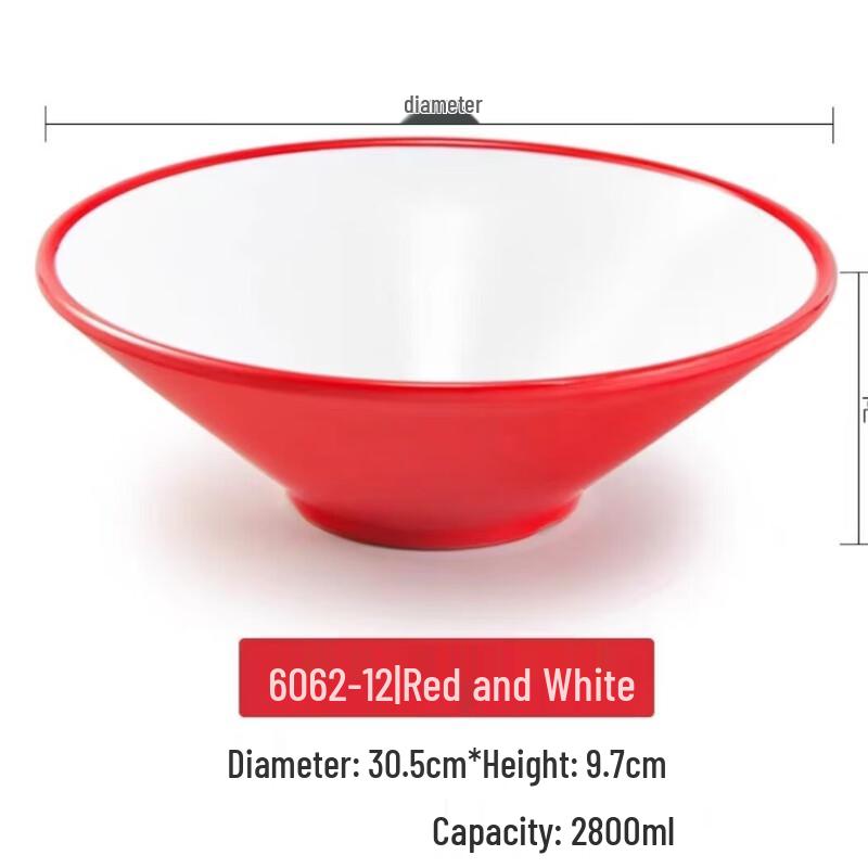 Commercial Melamine Conical Noodle Bowl