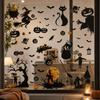 Halloween Static Cling Window Decals for Living Room Bedroom Holiday Party Decorations