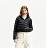 European down cotton clothes  new short light and thin warm slim fashion jacket hooded
