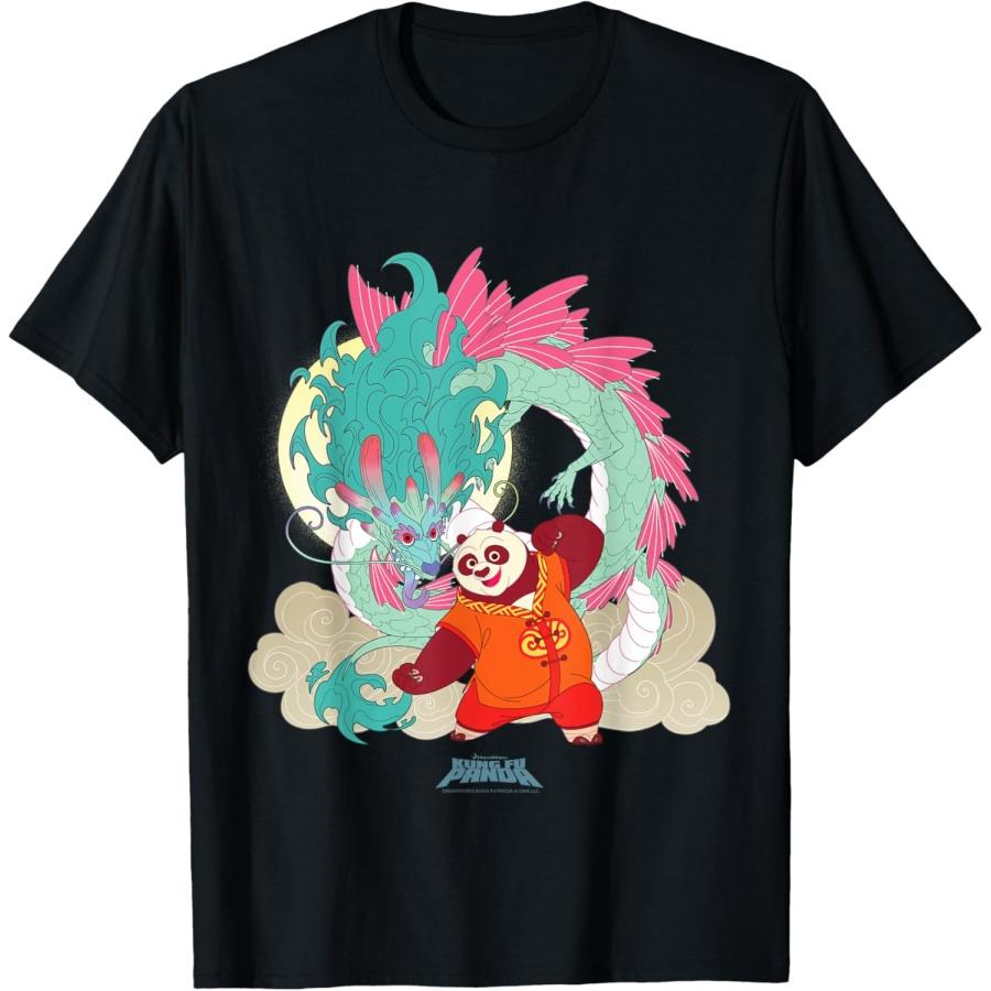 Lunar New Year Po Dragon T-Shirt XXXXXL чёрный
