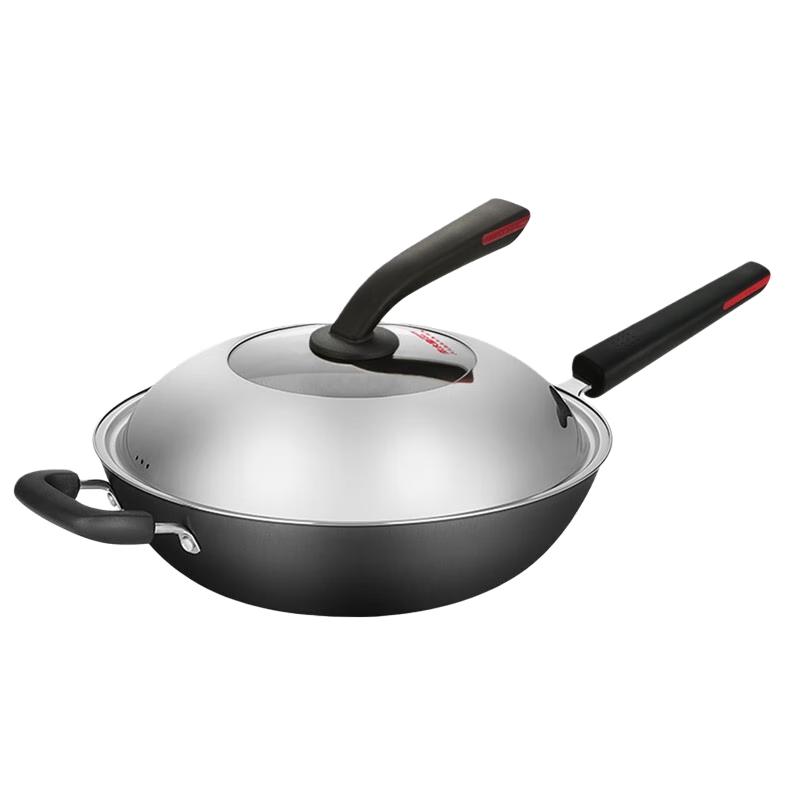 Chui Da Huang 32cm Cast Iron Rust-Resistant Wok