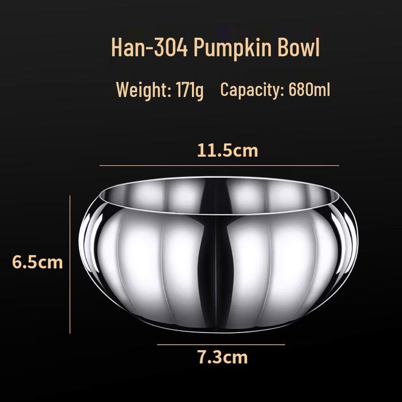 ZISIZ Polished Stainless Steel Multipurpose Bowl