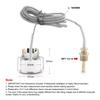 52MM Mechanischer Wassertemperaturanzeiger mit Sensor 40 bis 120 Celsius 100 bis 250 Fahrenheit 12V DC Strom für Automobilgebrauch NPT-Gewinde
