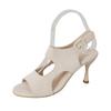 New Woman Pumps Shoes Women's Fashion High Heels Fish Mouth High Heels Summer New Round Head Thin with Sexy Hollow Roman Sandals