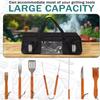 Large Capacity Grill Tool Storage Bag BBQ Tool Storage Bag  BBQ Accessories Storage