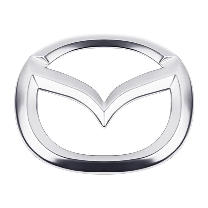 For Mazda 6 3 CX5 5 2 323 CX7 Demio Atenza Axela MX30 CX30 CX3 CX9 RX8 RX7 ABS Car Steering Wheel Center Emblem Sticker Accessories
