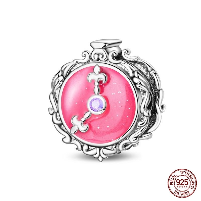 New Copper Cactus Flower Bird Bear Pony Bag Charms Beads Fit Charms Brand Original Bracelet Diy Fine Jewelry Gift