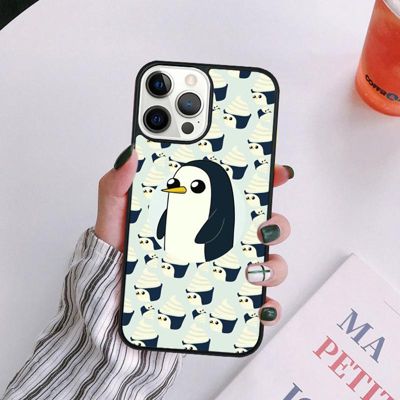 Cute Lovely Penguin Phone Case For iPhone 17 Air 14 13 12 16Pro Max 15 Plus Max Cover Shell Coque
