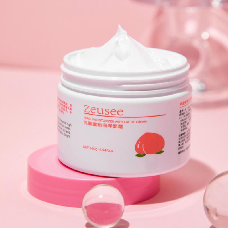 

Персиковый ниацинамидный увлажняющий крем, увлажняющий крем, сужающий поры, средства по уходу за кожей 140g