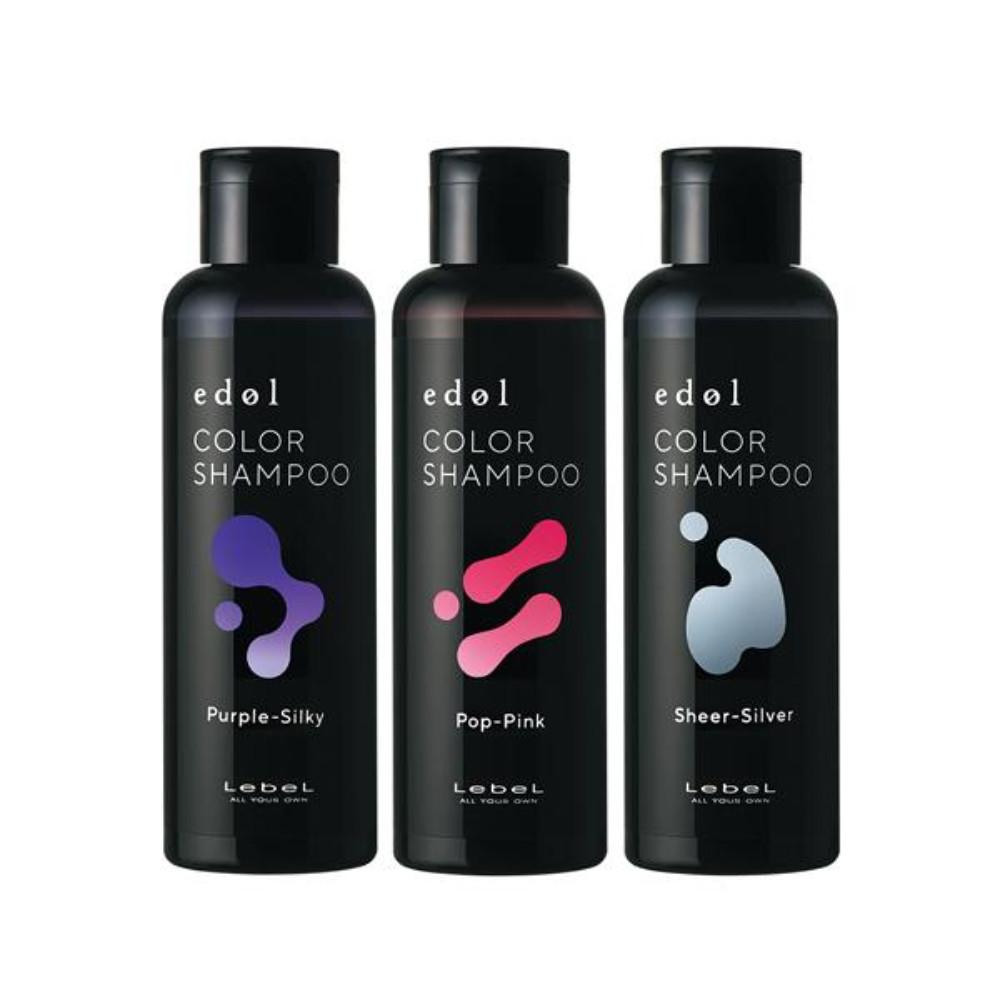 LEBEL Edol Color Shampoo (Pop Pink / Sheer Silver / Purple Silky) 150ml