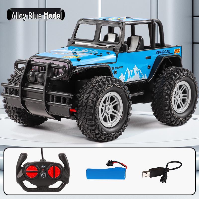 Auto giocattolo fuoristrada telecomandata per bambini Jeep