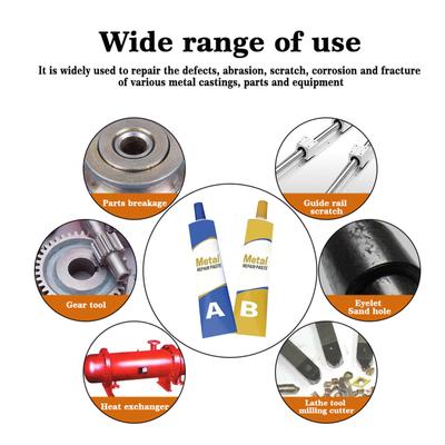 AB Casting Repair Glue High Temperature Resistant Liquid Metal Welding Filler Metal Repair Glue for Metal Casting Defect