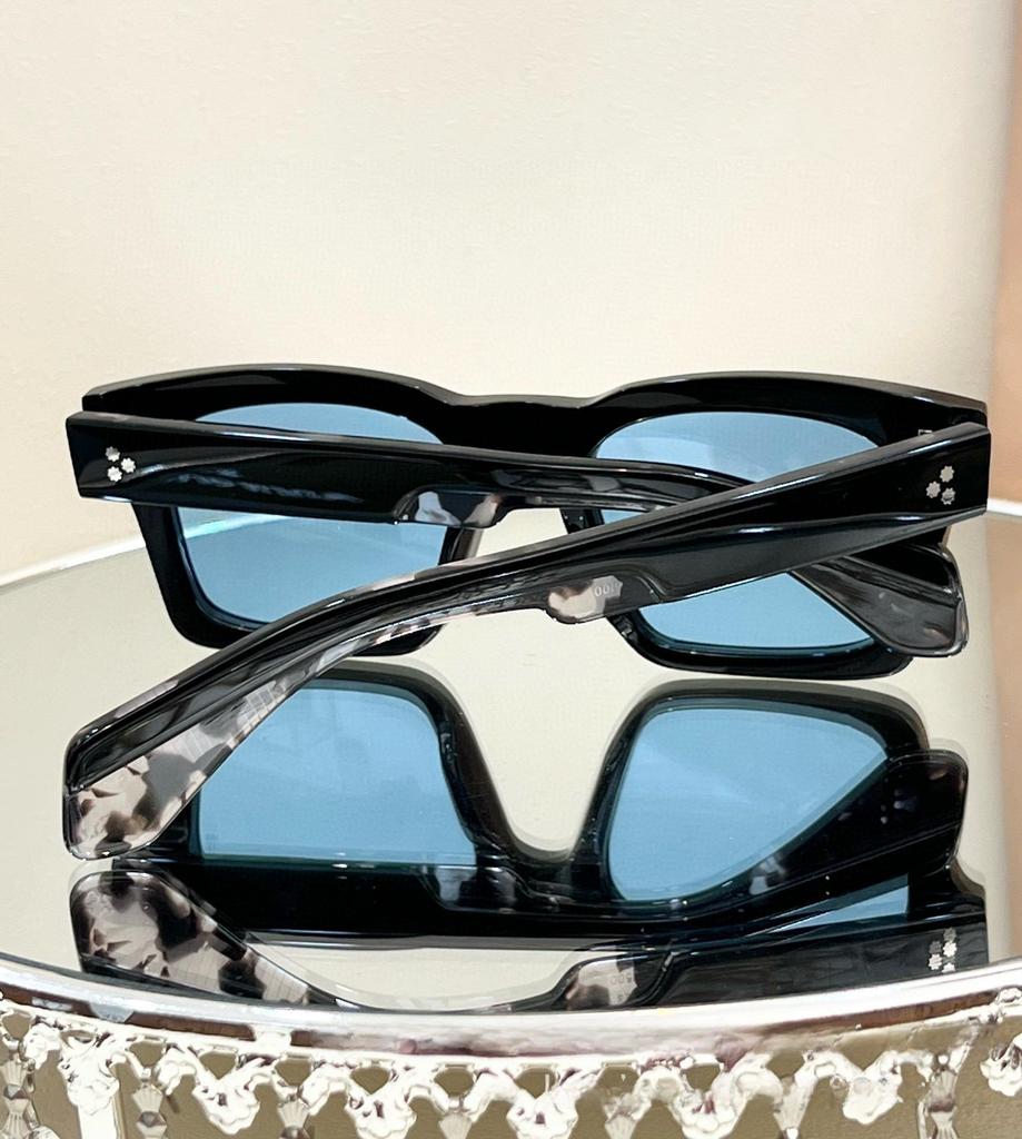 JACQ JMM KAINE Retro Square Frame Unisex Sunglasses