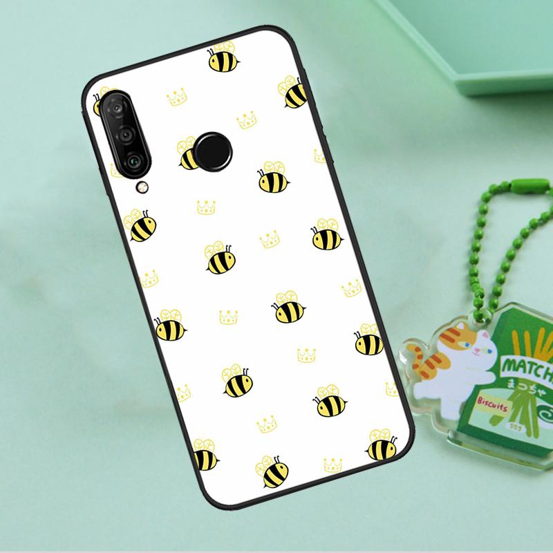 Bee Bumblebee Pattern For Huawei Nova 12s 12i 11i 7i 8i 9 10 SE Y91 Y90 Y60 Y70 Y72 Y61 P60 Pro P30 P40 Lite Case