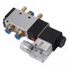 Connector Diameter 1/4 Inch DC 12V Valve Pneumatic Valve Solenoid Valve