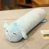 Round Pillow Case Soft Fabric Long Pillow Cover Cute Cervical Roll Headrest New Column Long Throw Pillow Home Decor