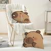 Cartoon Cute Capybara Pillow Case Suitable For Bedrooms Living Rooms Cars Home Decoration