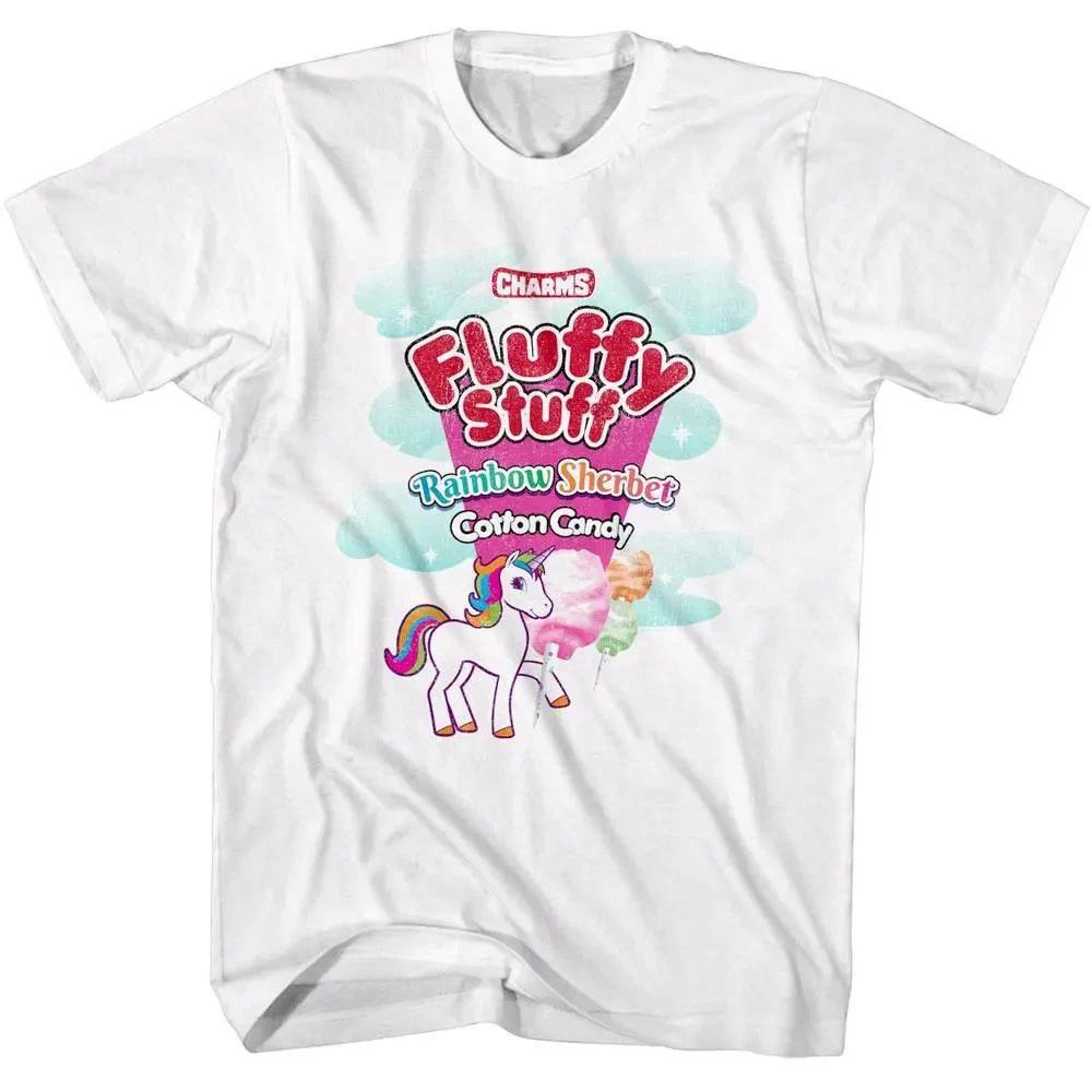 

Charms Fluffy Stuff Rainbow Sherbert Men s T Shirt 4XL