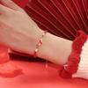 Ins Lucky Koi Forbidden City Joint Bracelet Red Rope, Bracelet Women's Simple Lucky New Year Trinkets Postgraduate Entrance Examination