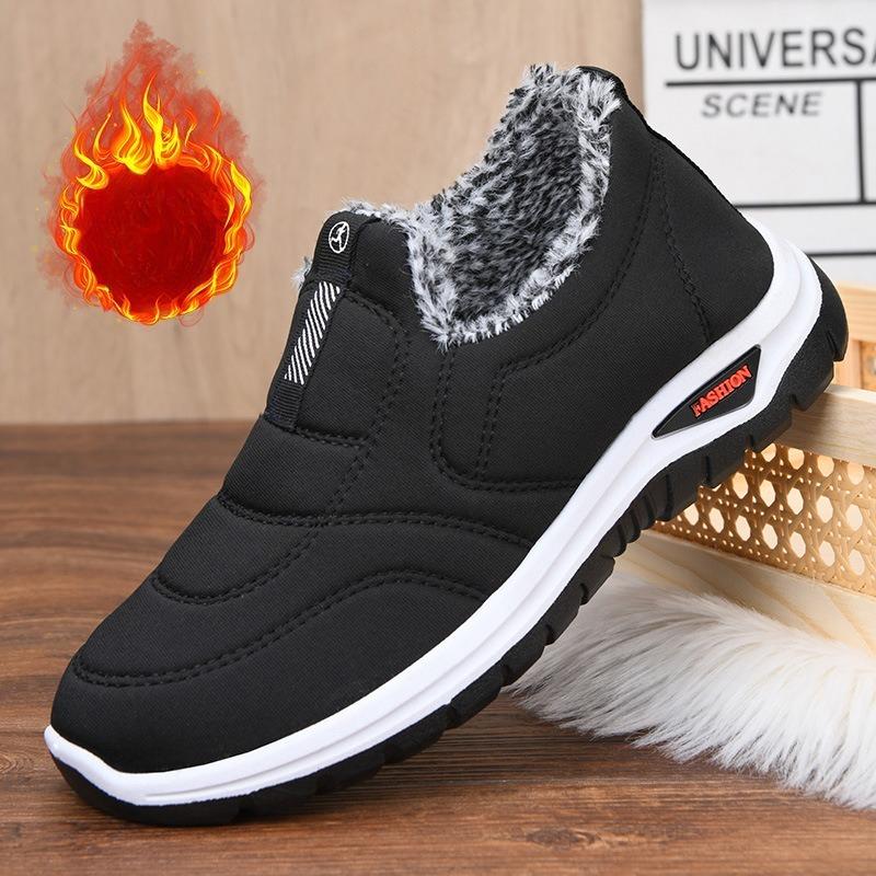 Хлопковая обувь для мужчин и женщин теплая обувь зимняя флисовая спортивная обувь противоскользящие и теплые ботинки 44 1190₽