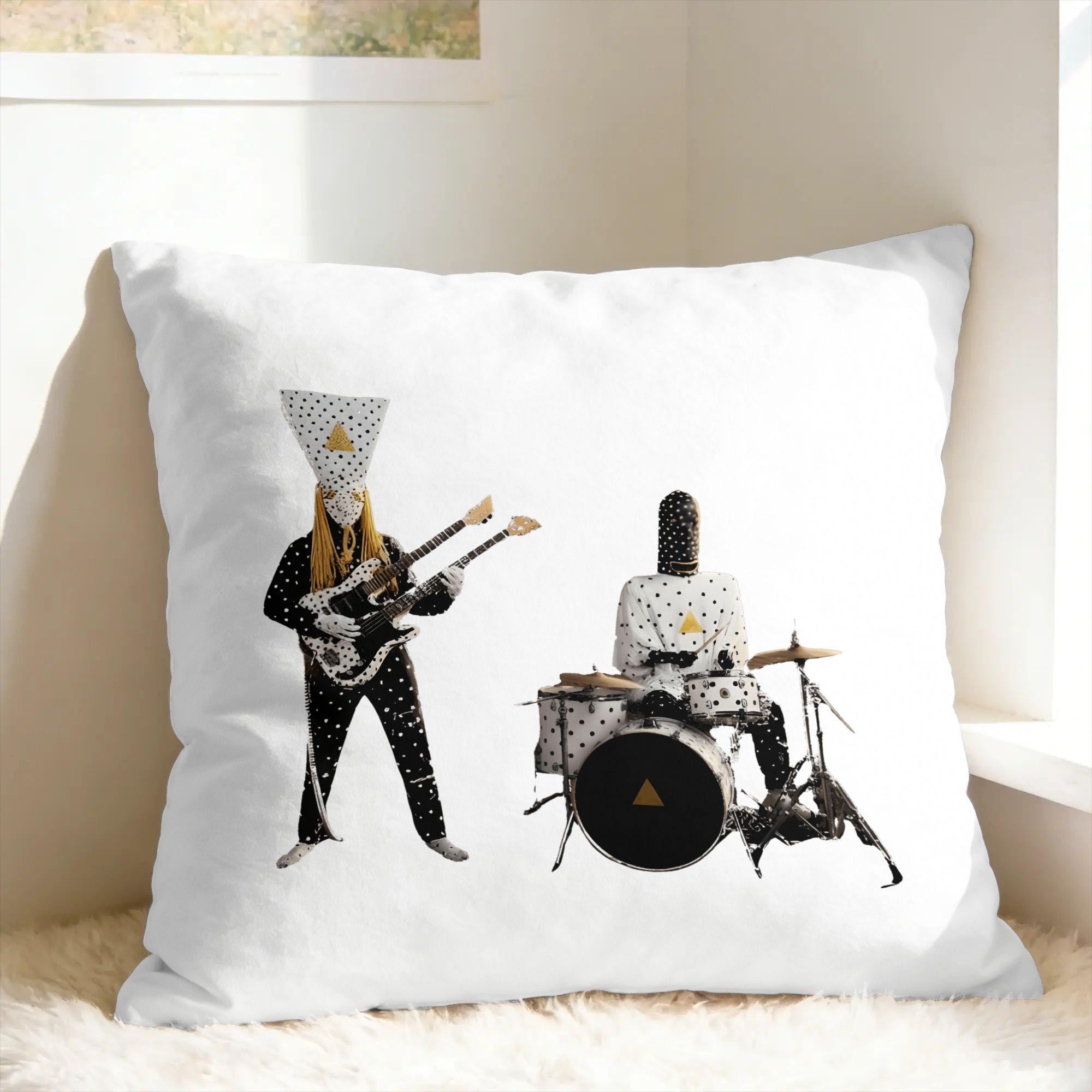 Fine Glasses Unisex Angine De Poitrine Band Pillow Case Kawaii Pillow Cover Print Pillowcases For Sofa Bedroom Home Decor