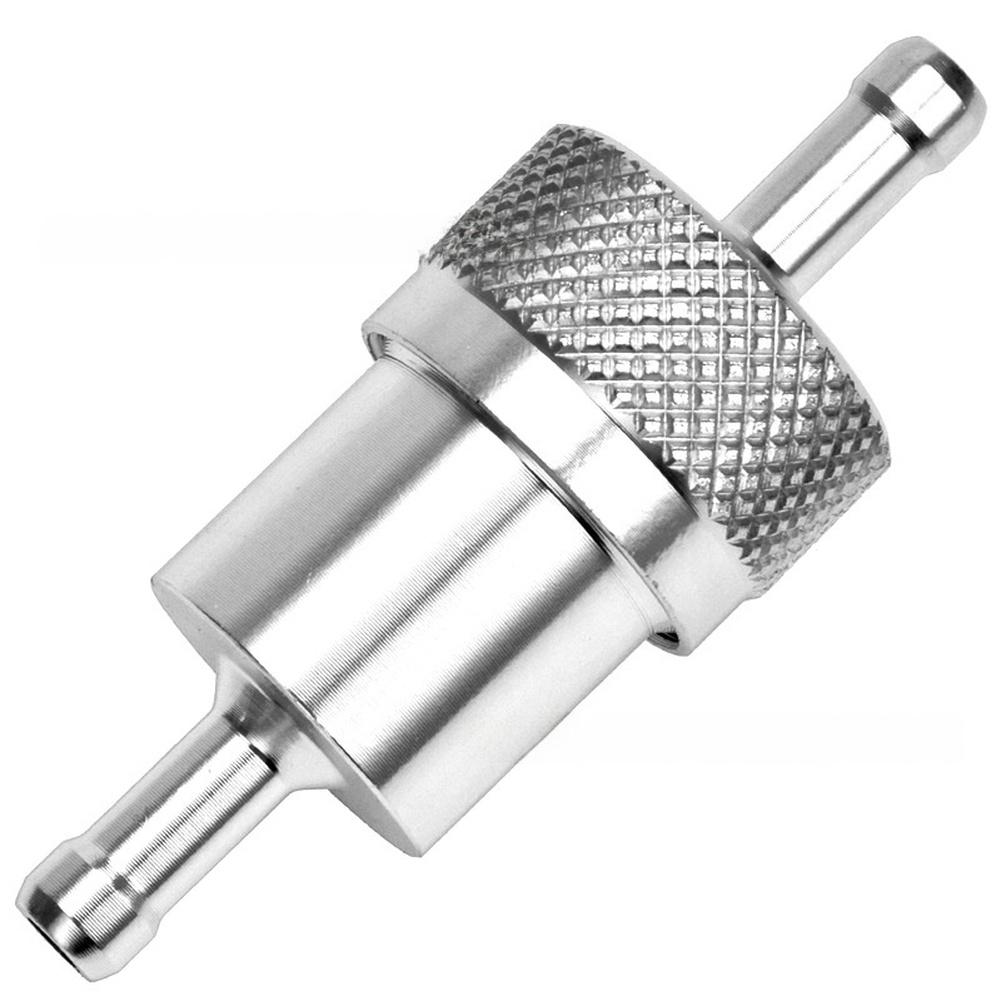 CNC Aluminum Alloy Oil Fuel Filter 6mm Reble Cleanable Fuel Filter For ATV Dirt Bike Scooters Motorcycle Replacement Parts