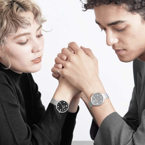 KLON PASS TIME DARING ODD -mirror ver.- 38mm Silver Watch with Mirror Finish, Simple and Popular Brand for Men and Women